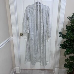 LAURENCE TAVANIER/White Polka Dot Long Robe